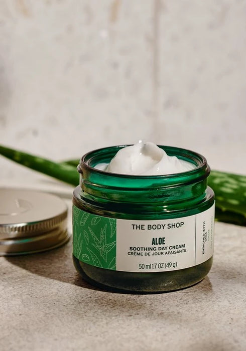 The Body Shop Aloe Soothing Day Cream 50 ml (Original Factory Leftover )