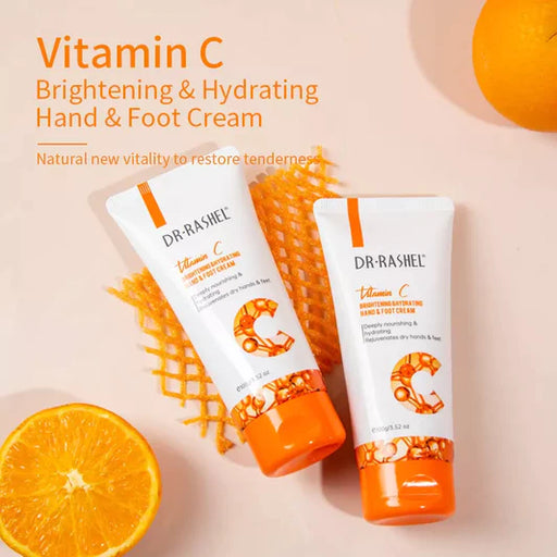 Dr Rashel Vitamin C Hand and Foot Cream (Brightening & Hydrating) – 100g