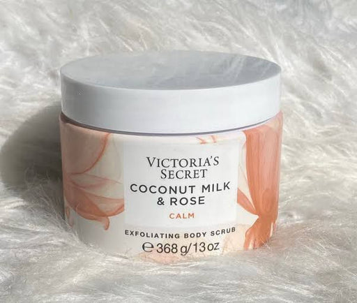 Victoria's Secret Coconut Milk And Rose Calm Natural Beauty Exfoliating Body Scrub( factory leftover)