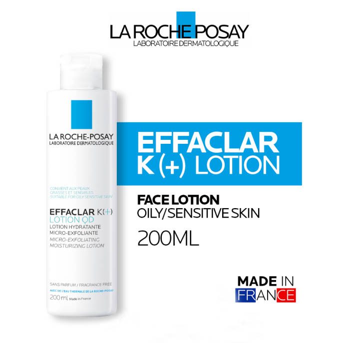 La Roche Posay K+ Effaclar Lotion QD (Original Factory Leftover Stock) – 200 ml