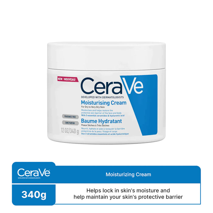 Cerave Moisturizing Cream 340g (Original Factory Leftover )