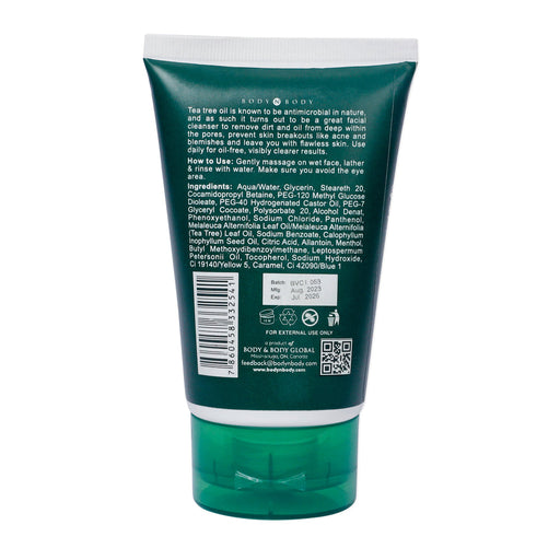 Acne tea tree face wash