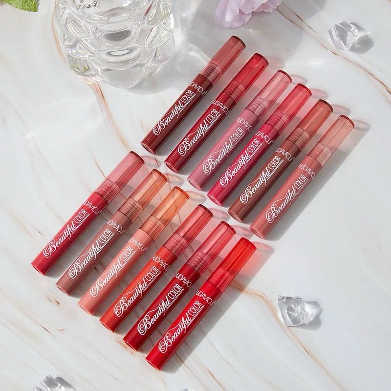 BEAUTIFUL COLOR BY HUDAMOJI - LIQUID LIPSTICK 12 PCS