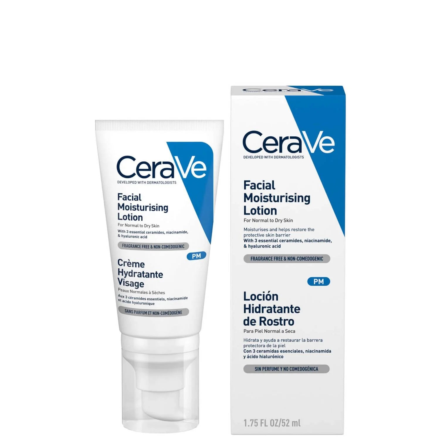 CeraVe PM Moisturizing Night Lotion 52 ml – UK Variant