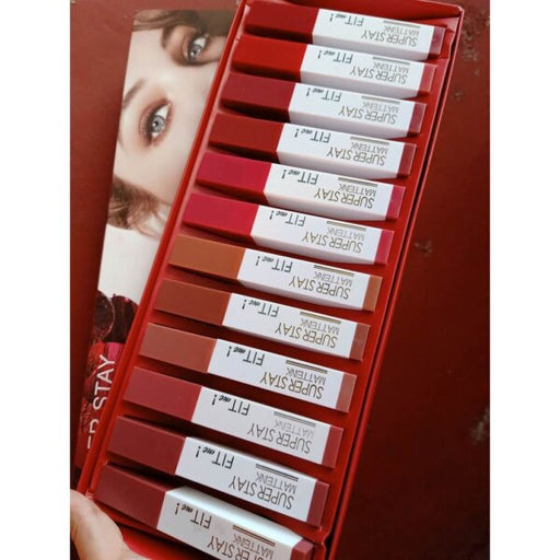 Maybelline Super Stay Matte – 12 Pcs