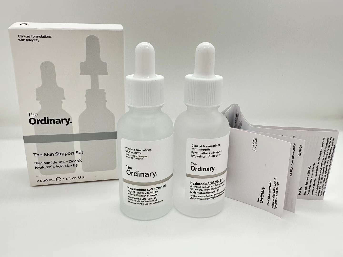 The ordinary skin support set