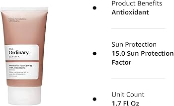 The Ordinary Mineral UV Filters SPF 15 – 50ml (Original Factory Leftover )