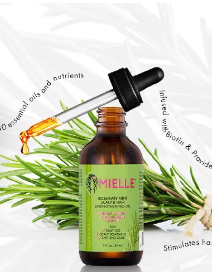 Rosemary mint scalp and hair strengthening oil