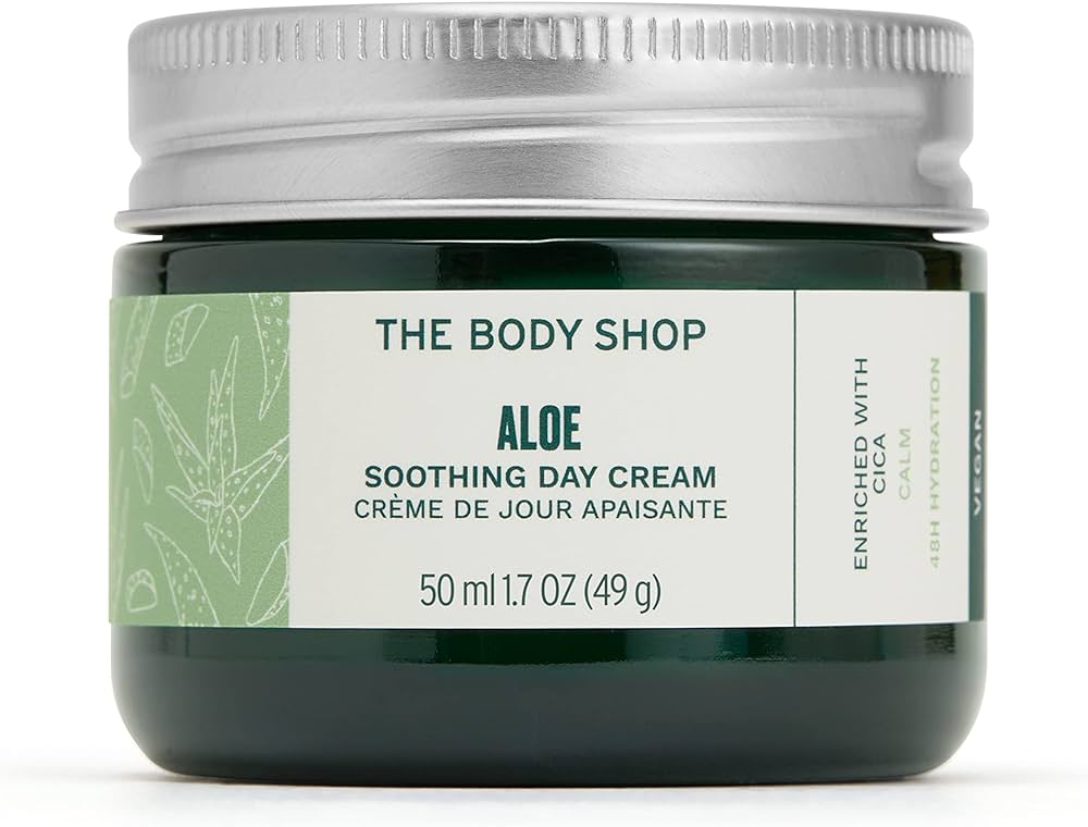 The Body Shop Aloe Soothing Day Cream 50 ml (Original Factory Leftover )