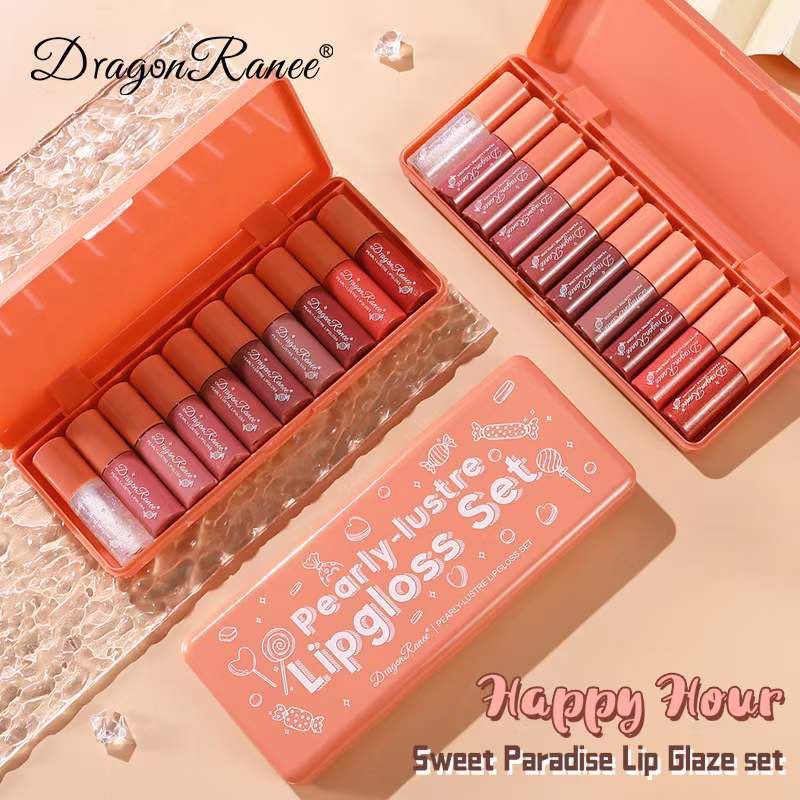 Pearly lustre lipgloss set