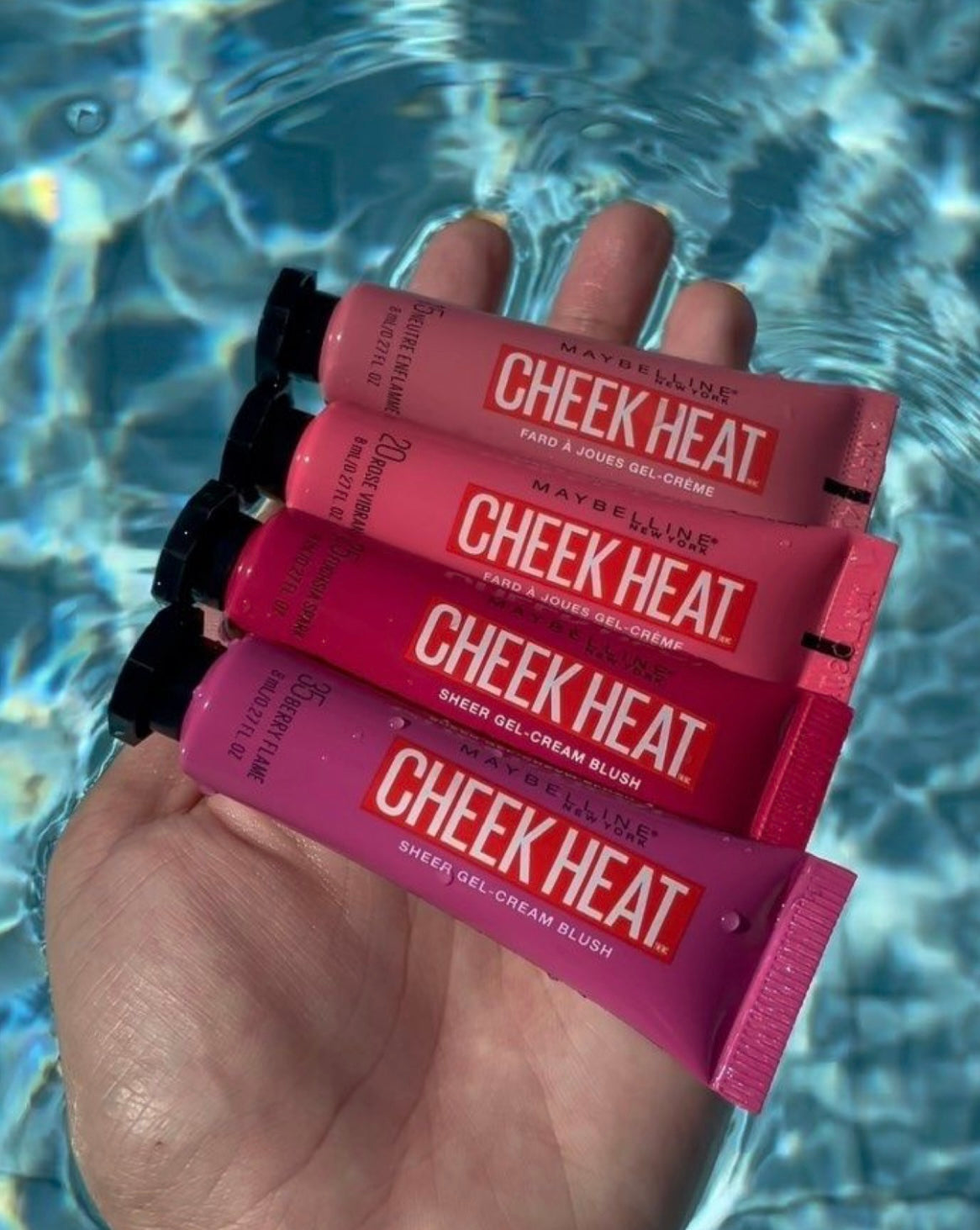 Cheek heat tint