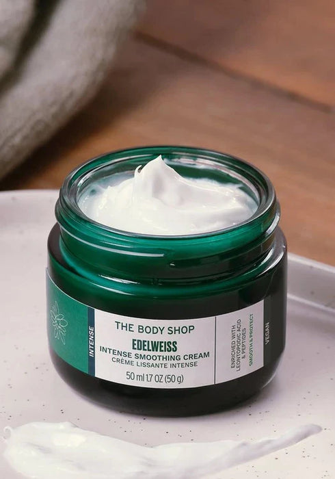 The Body Shop Edelweiss Intense Smoothing Cream 50 ml (Original Factory Leftover )