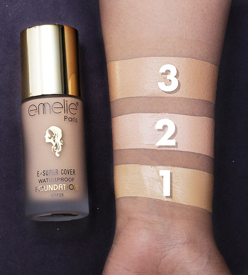 Emelie E Super Cover Waterpoof Foundation SPF25