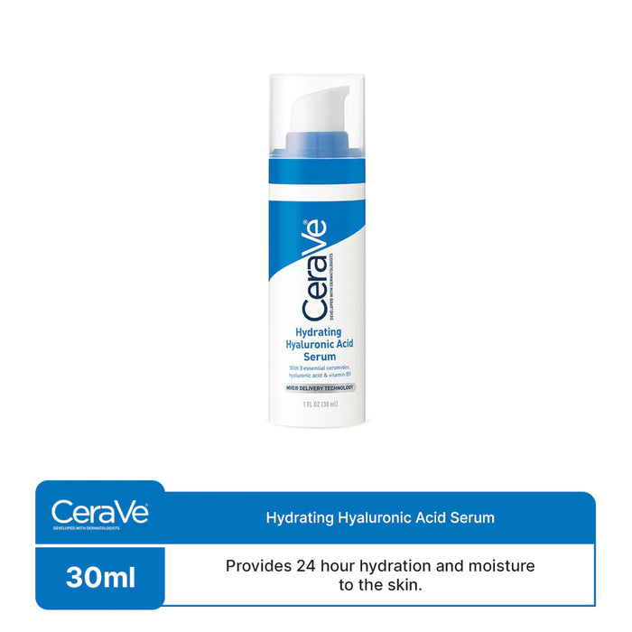 Cerave Hydrating Hyaluronic Acid Serum (Factory Leftover Stock ) – 30 ml
