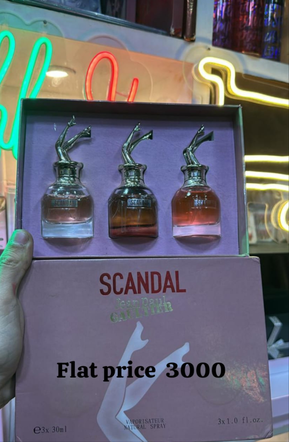 Scandel 3in one perfume gift set for him