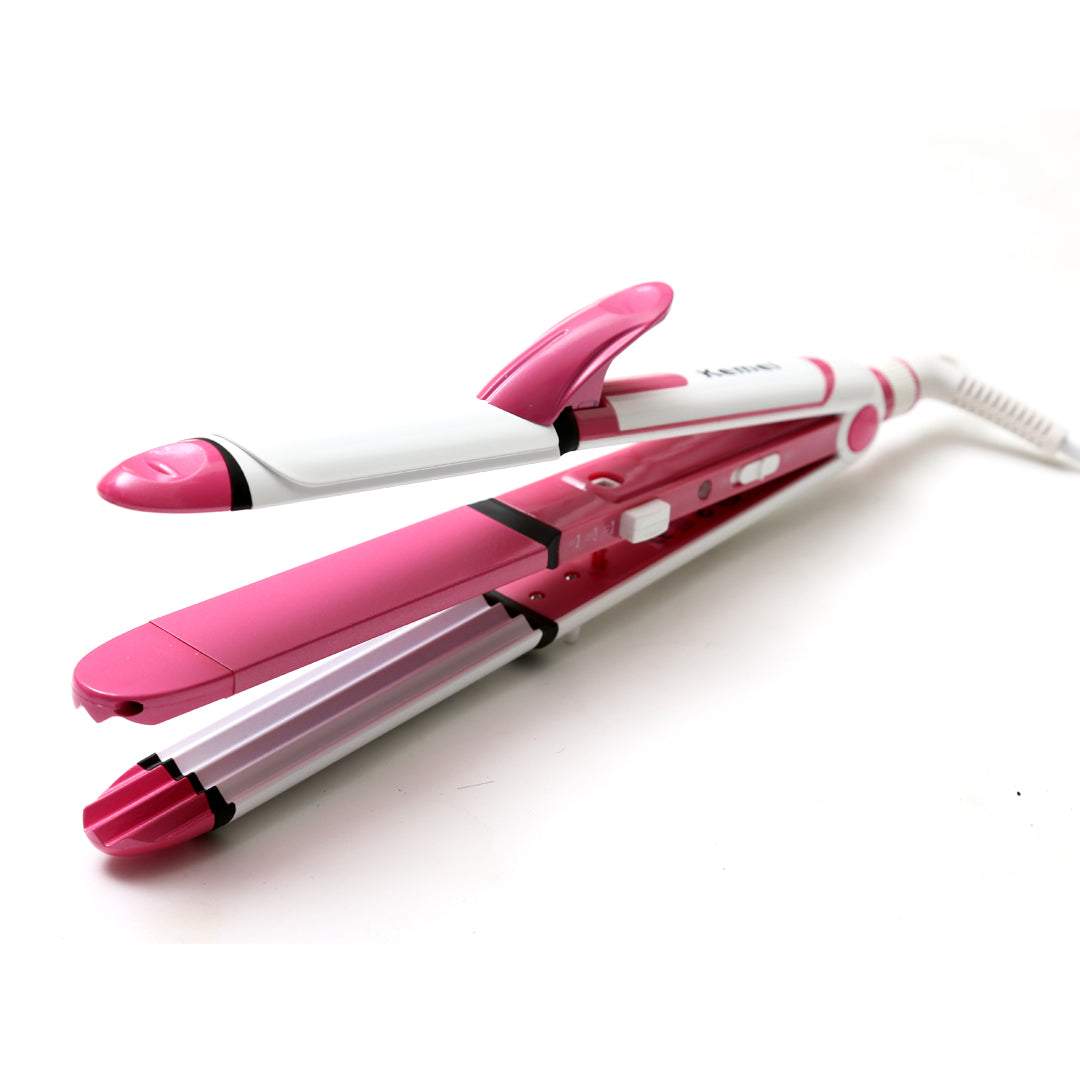 KM-1291 3 in 1 Hair Straightener