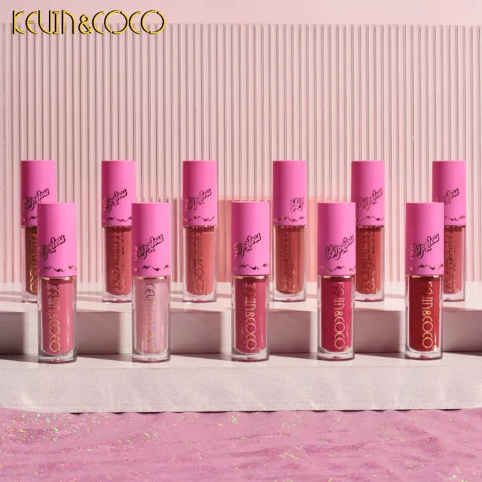 KEVIN&COCO 12 PCS INDEPENDENT MATTE LIPGLOSS SET