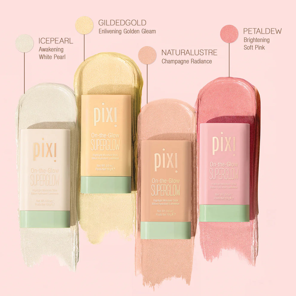 pixi On-the-Glow Super Glow highlighters