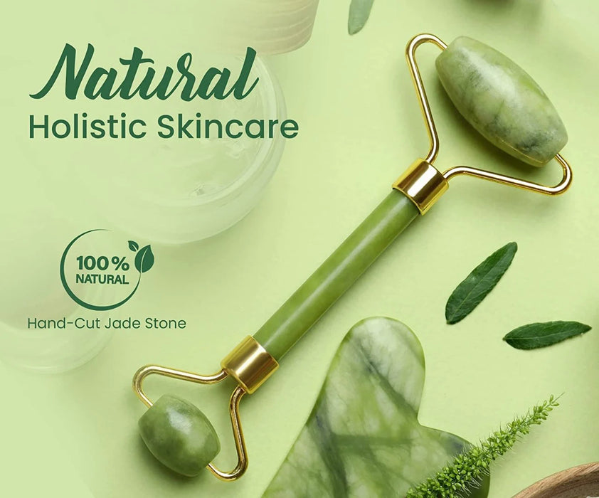 Gua Sha Stone with Jade Roller