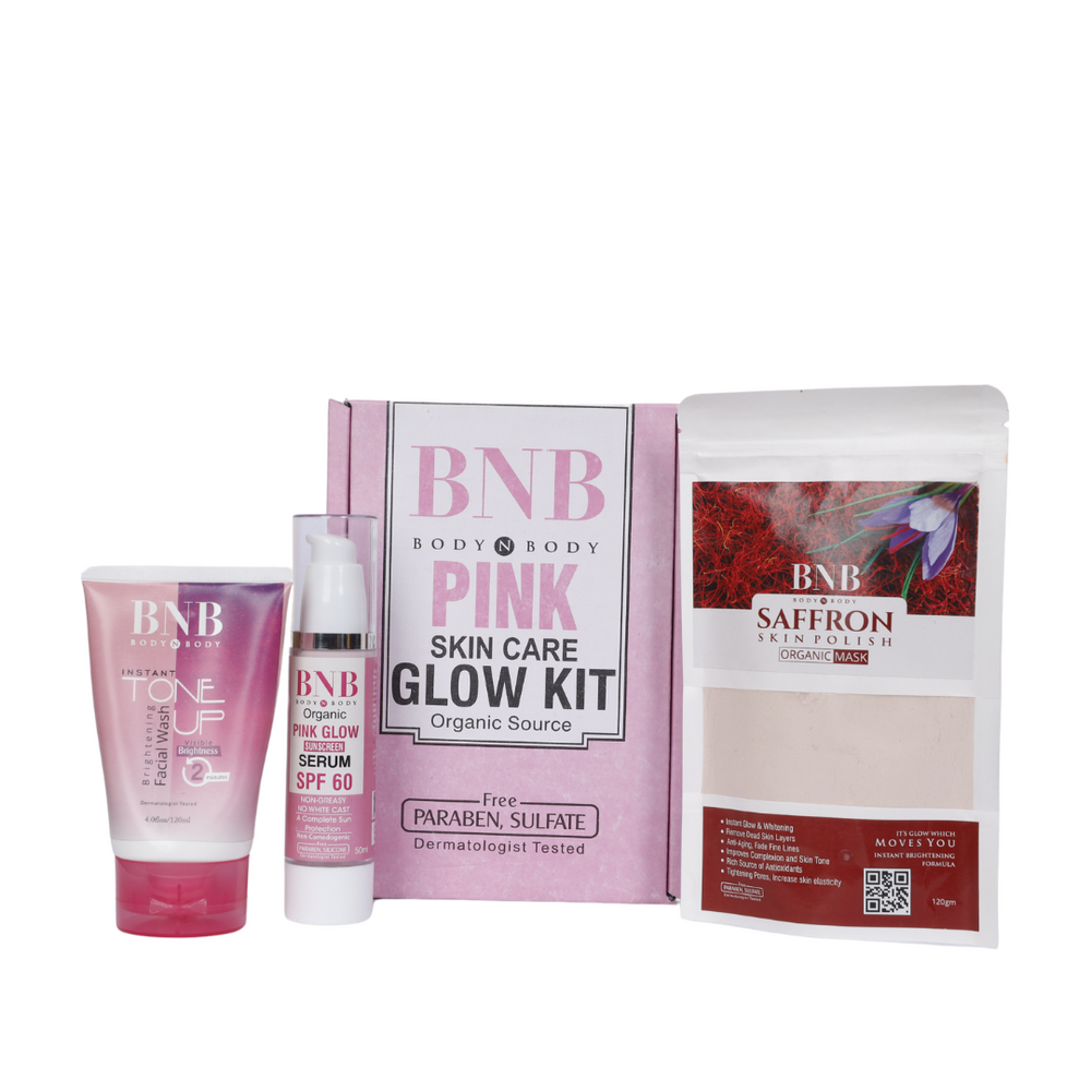 Radiant Renewal Trio (Tone up Facial wash + Saffron Face mask + Pink Glow SPF60)