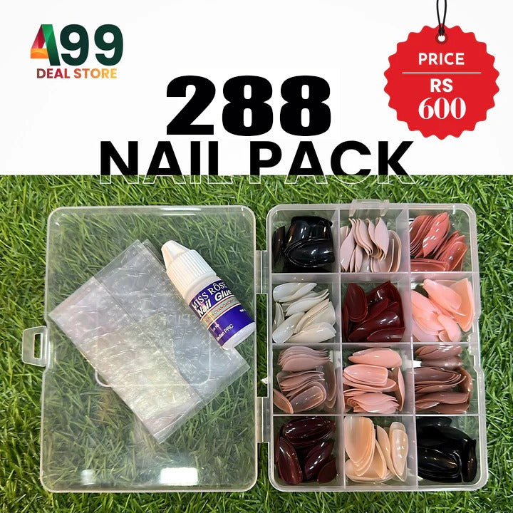 Nail Pack with Different Colours
