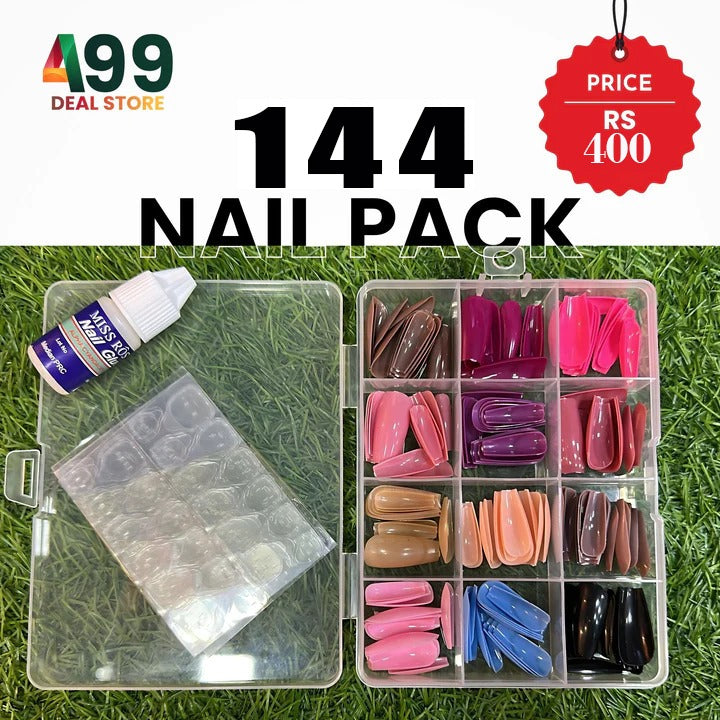 Nail Pack with Different Colours