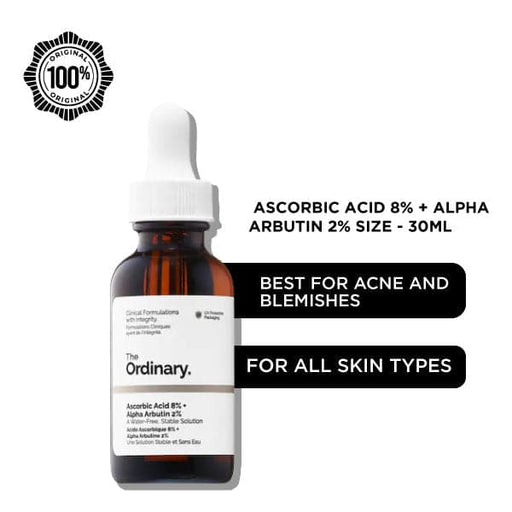 The Ordinary Vitamin C Ascorbic Acid 8% + Alpha Arbutin 2%