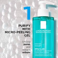 La Roche Posay EFFACLAR Micro Peeling Purifying Gel cleanser (pump)