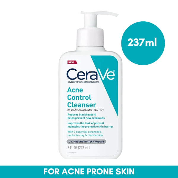 Cerave Acne Control Cleanser 237 ml (Original Factory Leftover )