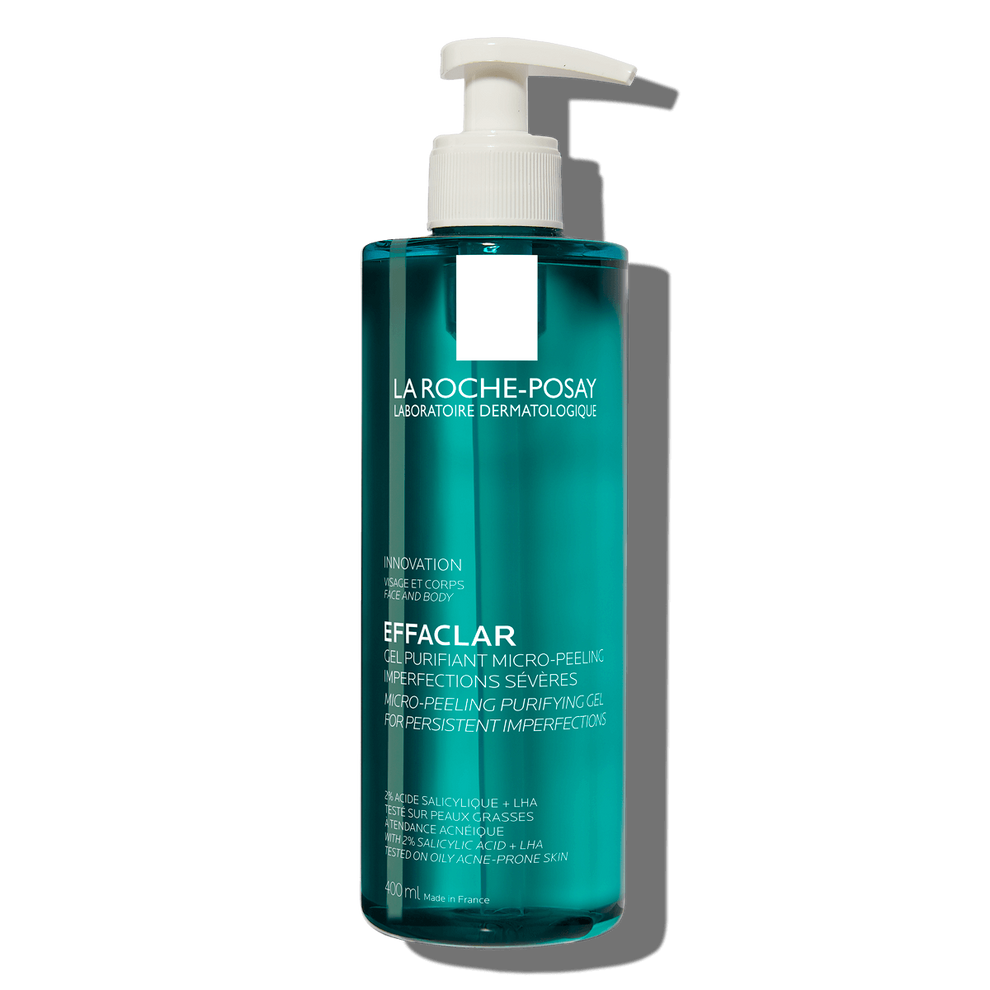 La Roche Posay EFFACLAR Micro Peeling Purifying Gel cleanser (pump)