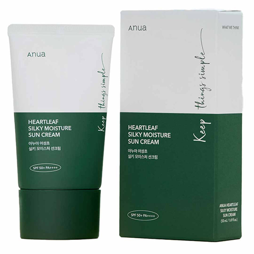 Anua - Heartleaf Silky Moisture Sun Cream SPF 50+ PA++++ 50ml