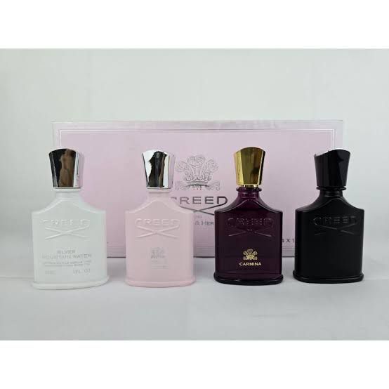 Affordable pink perfume set