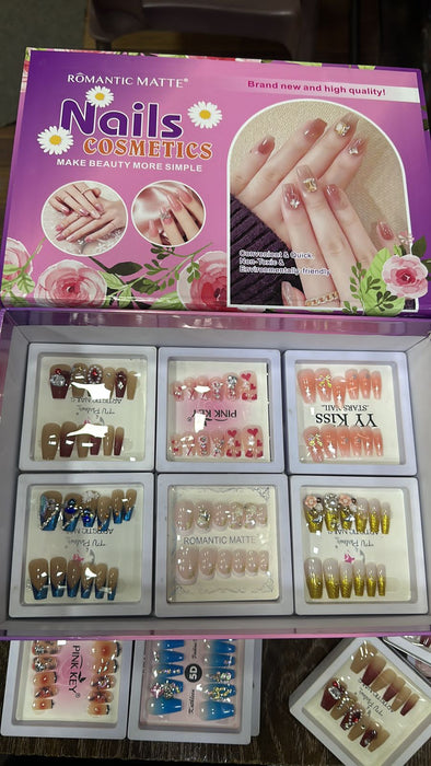 Bridal fancy 5d nails with complete kit