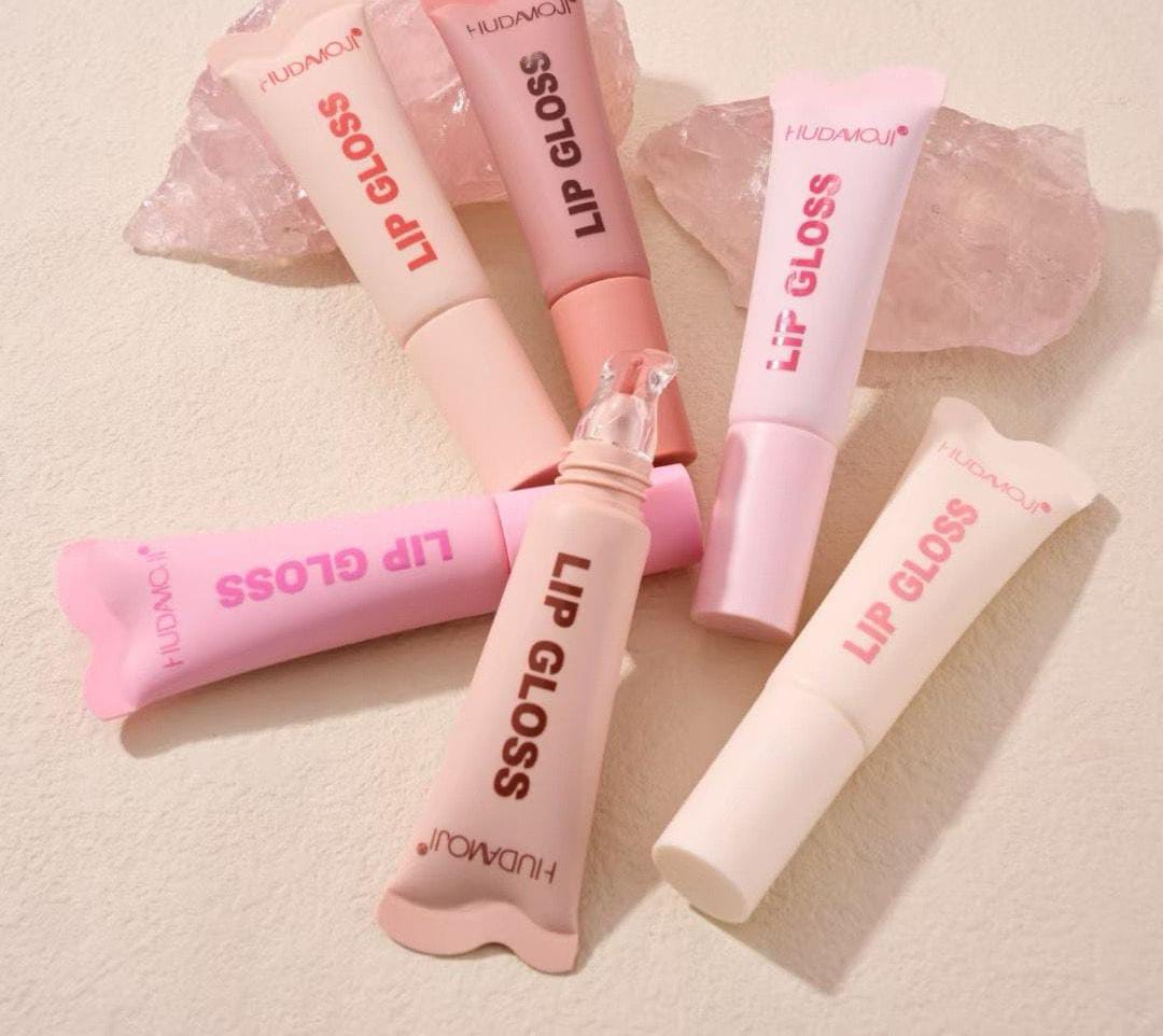 Huda Moji high color Rendering  lip gloss(pack of 6 )