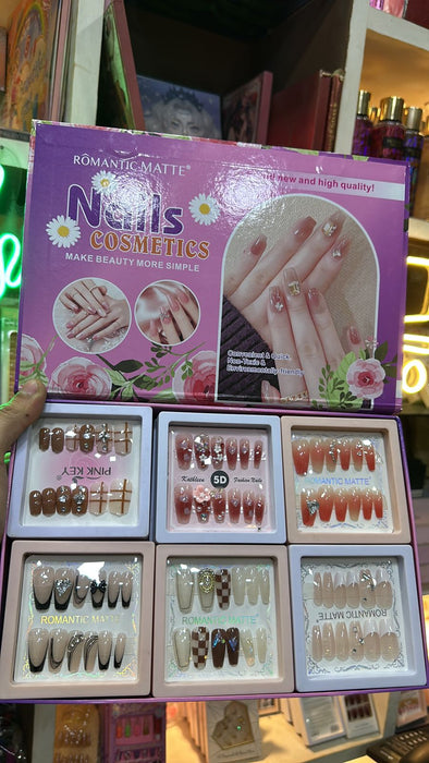 Bridal fancy 5d nails with complete kit