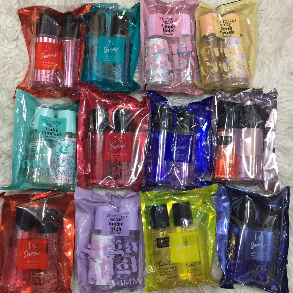 Victoria’s Secrets Set of Shimmer and Simple Mist 75ml each (Original Factory Leftover Stock )