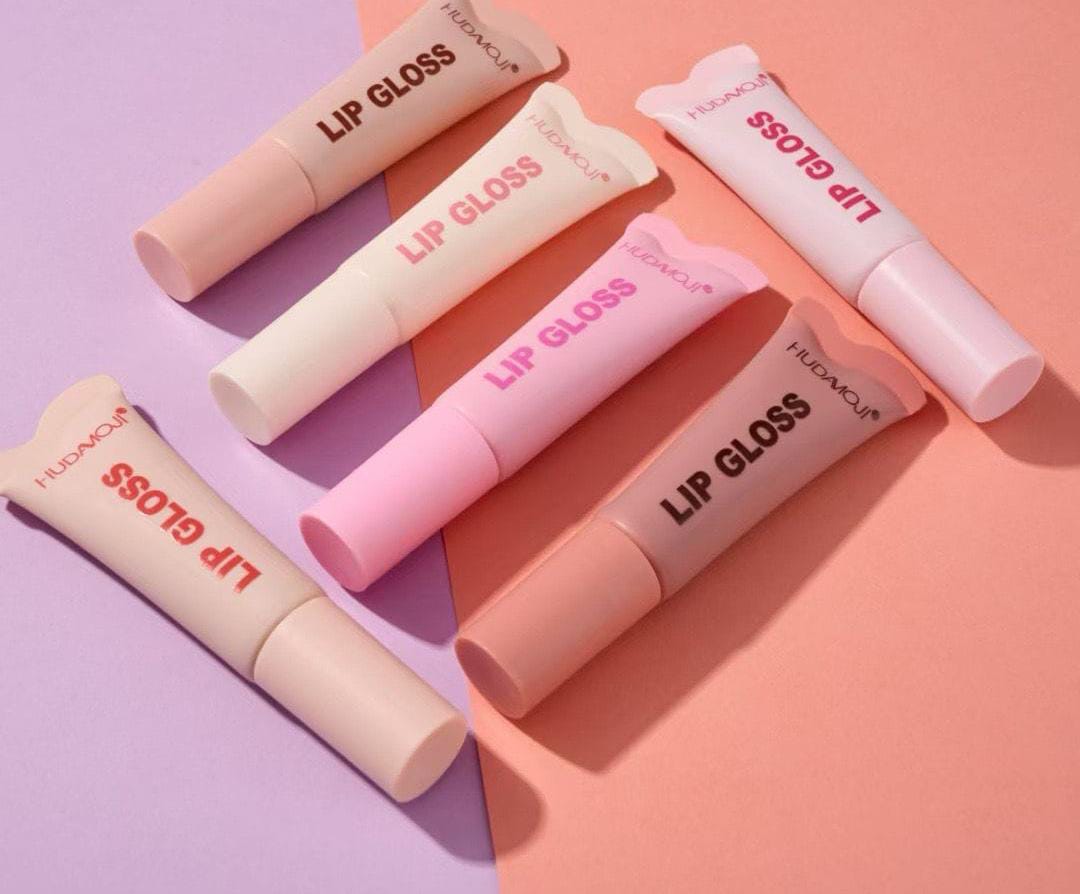 Huda Moji high color Rendering  lip gloss(pack of 6 )