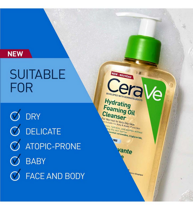 CeraVe Hydrating Foaming Oil