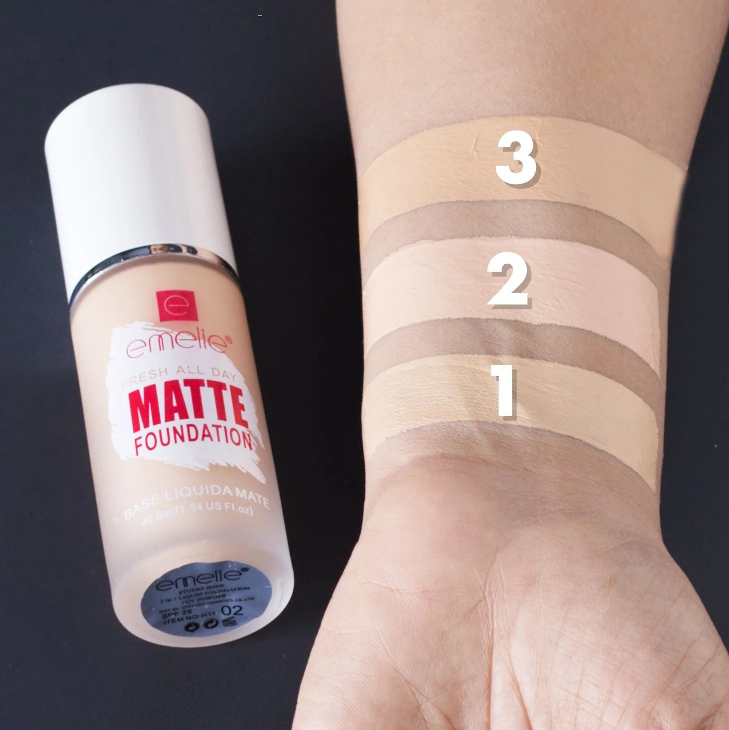 Emelie All Day Liquid Matte Foundation