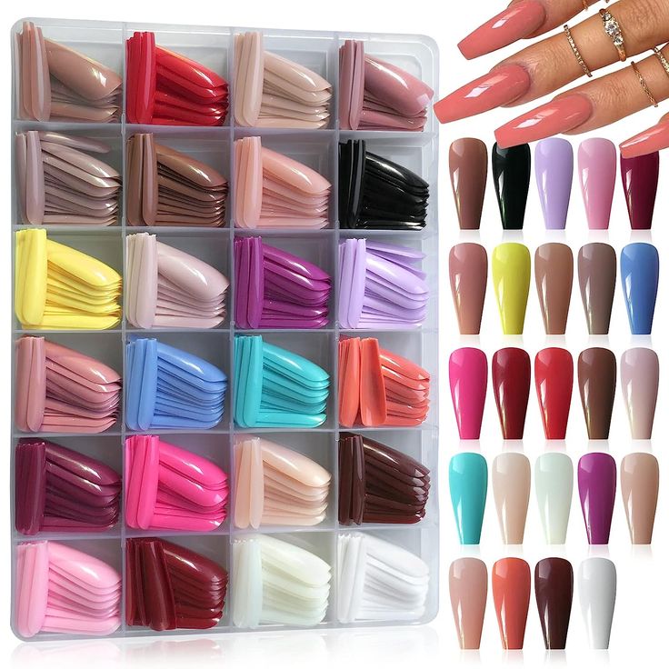 Nail Pack with Different Colours